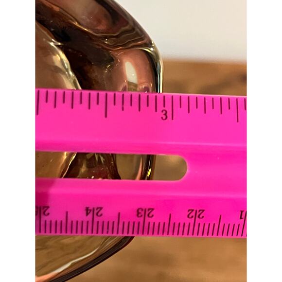 Vtg Sasaki Glass Gray Swirl Bud Vase 8” Handcrafted Japan Mid Century Modern - Picture 10 of 10